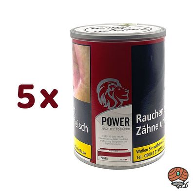 Power Quality Tobacco Feinschnitt-Tabak Dose 5x 150g