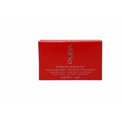 PUPA Augenbrauen-Design-Set 003 Dunkelbraun 1,1g
