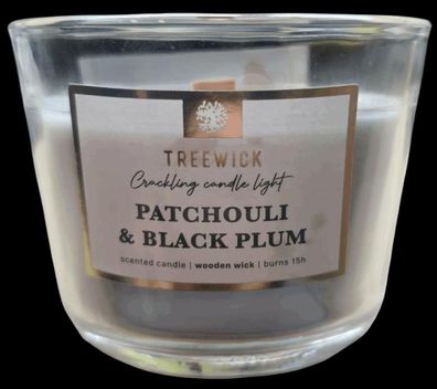 Treewick Duftkerze Patchouli &amp; Black Plum 8 x 6 x 6,5 cm