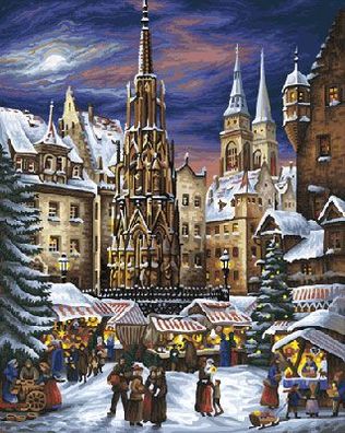 Der Nürnberger Christkindlesmarkt um 1900