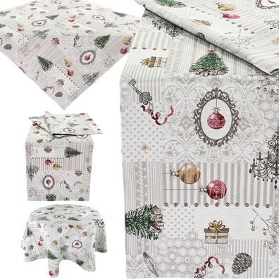 Weihnachten Tischdecke Tischläufer Mitteldecke Tafeltuch Tischwäsche Eleganz