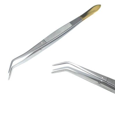 Diamantierte Meriam Pinzette, Länge = 16 cm