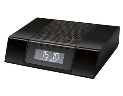 Silvercrest Radio DAB+ Alarmfunktion SDR F1 A1 mit Netzteil schwarz * B-Ware