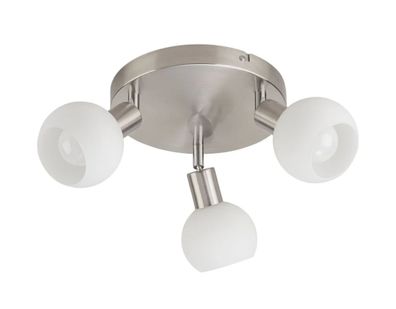 Livarno Home LED-Deckenleuchte Deckenlampe Rund Glasschirm 3-flammig * B-Ware