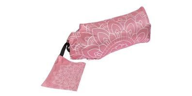 CRIVIT Multifunktionskissen Kissen Sportkissen aufblasbar rosa inkl. Luftpumpe