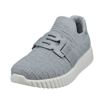 Bagatt Carini - Hellgrau / Silber Textil