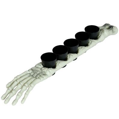 Skelettarm mit 5 Schnapsgläsern 50cm Fiestas Guirca