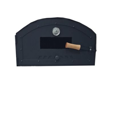 Backofentür Ofentür Pizzaofentür Thermometer Glas 60 cm Steinbackofentür