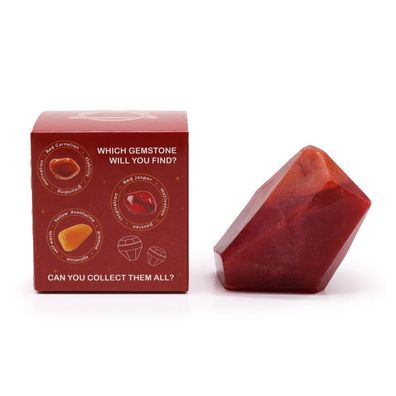 Crystal Elemental Soap „Fire“ – Steinseife mit Edelsteinkern, feurig-aromatisch