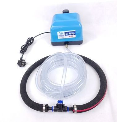 AquaForte V-60 Teichbelüfter-Set mit Belüfterring Ø 35 cm