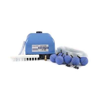 V-60 Belüftungs - SET - 3600 l/h (Pumpe+Steine+Schlauch+Luftverteiler)