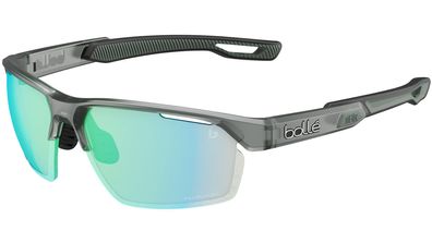 BOLLÉ Sportbrille "Victus Pro" Größe Med black frost, Gläser Phantom Clear Green