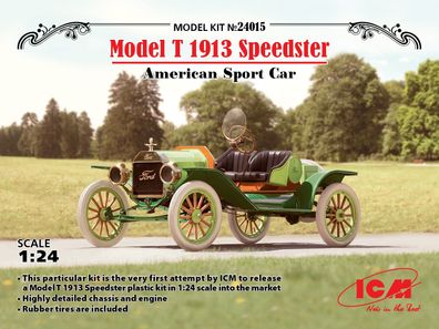 ICM Model T 1913 Speedster American Sport Car 24015 in 1:24 ICM 3314015 Bausatz