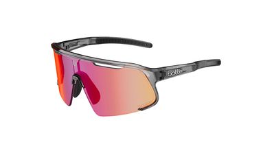 BOLLÉ Sportbrille "Speedchaser" Größe Me dark grey crystal, Scheibe Phantom clear