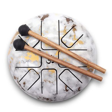 Steel Tongue Drum Marble – 8-Ton Klanginstrument für Meditation & Klangtherapie