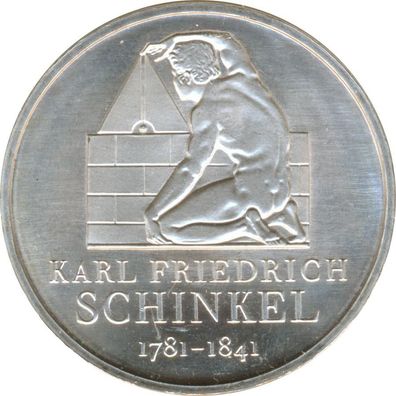 BRD 10 Euro 2006 F Karl Friedrich Schinkel Silber*