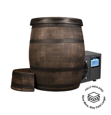 Ice Bath by Wim Hof | Ice Barrel Eisbad Eistonne | Filtersystem | Chiller