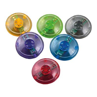 Leuchtkreisel mit LED 5cm sortiert 6 Farben