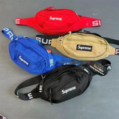 Supreme Gürteltasche Brusttasche Umhängetasche Streetwear Unisex Tasche Mode Sport