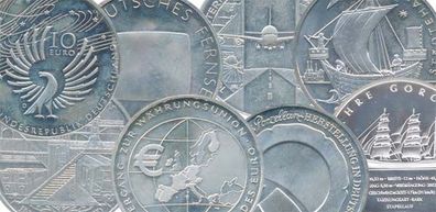 BRD 10 Euro - Silbermünzen*