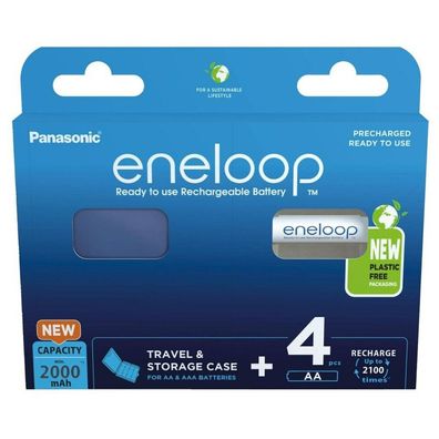 4 eneloop Akkus Mignon AA 2.000 mAh
