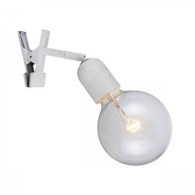 Halo Design No. 717316 LED Clip-On Klemmleuchte Elegance weiss matt E27