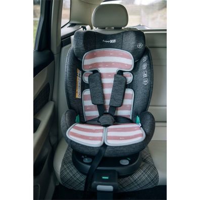 FreeON Universal Autositz- und Kinderwageneinsatz weiß-rosa