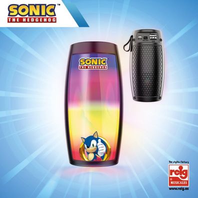 Sonic Bluetooth-Lautsprecher mit LED-Leuchten 15 cm