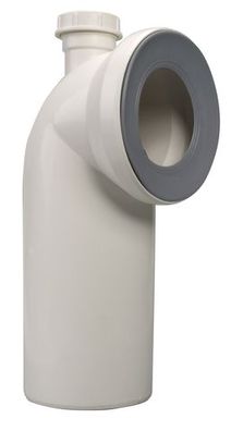 airfit WC-Anschlussbogen 90 Grad, weißmit Schlauchanschluss
