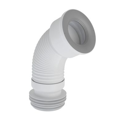 airfit WC-Anschluss-Rohr DN 98 - 120flexibel, weiß