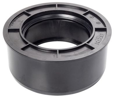 airfit Superkurz-Reduzierstück DN160x110aus PVC, schwarz