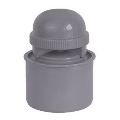 airfit Rohrbelüfter DN 75für Abflussrohr, aus PP, grau