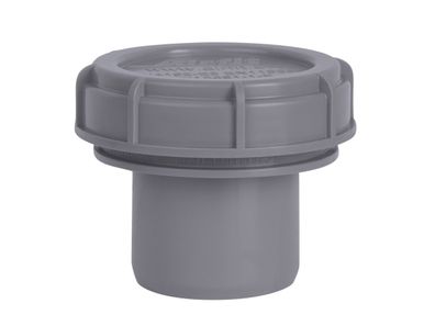 airfit Endstopfen DN 40mit Schraubverschlusskappe, grau