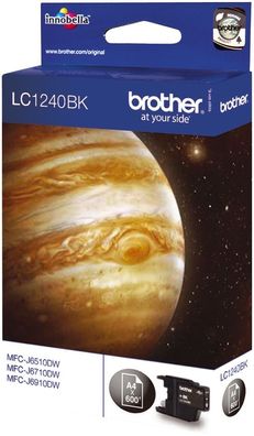 Brother LC1240BK Original Brother Tintenpatrone schwarz (LC-1240BK)