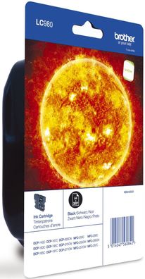 Brother LC980BK Original Tintenpatrone schwarz