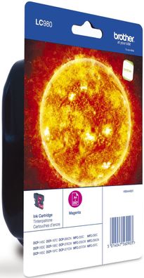 Brother LC980M Original Brother Tintenpatrone magenta (LC-980M)