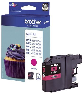 Brother LC123M Original Brother Tintenpatrone magenta (LC-123M)