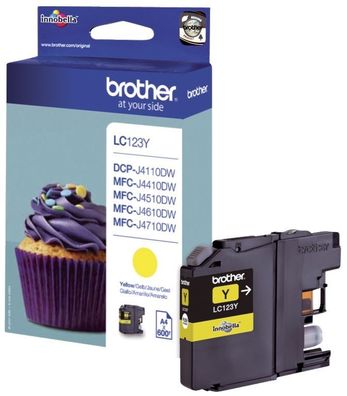 Brother LC123Y Original Brother Tintenpatrone gelb (LC-123Y)