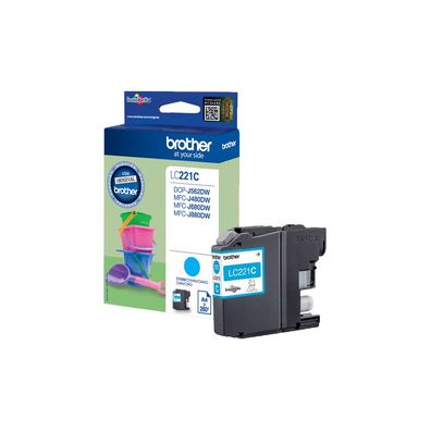 Brother LC221C Original Brother Tintenpatrone cyan (LC-221C)