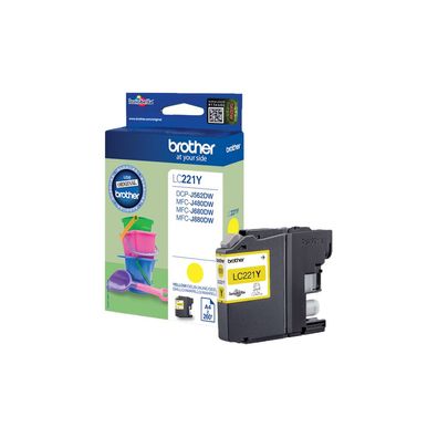 Brother LC221Y Original Brother Tintenpatrone gelb (LC-221Y)