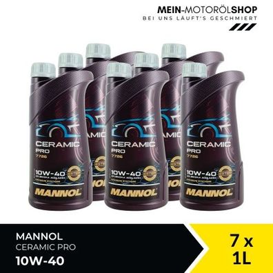 Mannol Ceramic Pro 10W-40 7x1 Liter