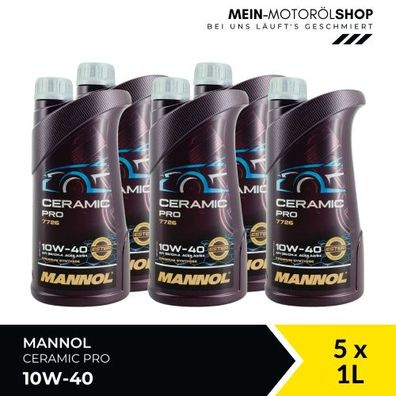 Mannol Ceramic Pro 10W-40 5x1 Liter
