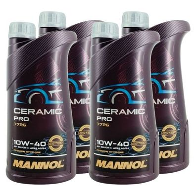 Mannol Ceramic Pro 10W-40 4x1 Liter