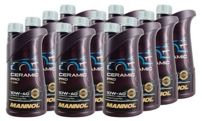 Mannol Ceramic Pro 10W-40 12x1 Liter