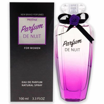 New Brand Eau De Parfum De Nuit Women Purple/Black 100ml