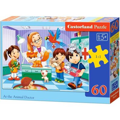 Castorland Puzzle Beim Tierarzt 60 Teile