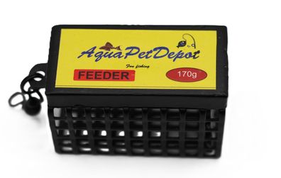 NEU!! APD 170g x 10St. Futterkörbe mit Öse+ Wirbel L x T x B: 59 x 30 x 30mm