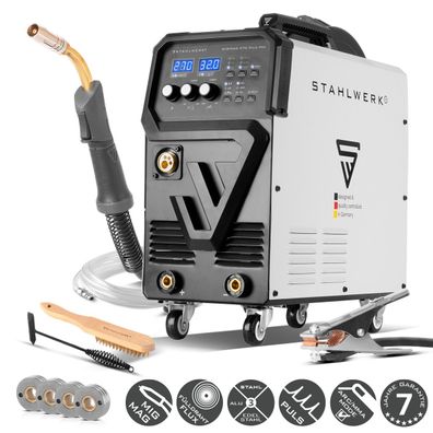 Stahlwerk Schweißgerät MIG 270 Puls Pro 4-in-1 Schweißgerät Pulsfunktion 270 A