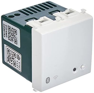 VIMAR 14597 - View Wireless Gateway, Bluetooth 4.2, Wi-Fi, RGB LED, 2 Module, Plana S