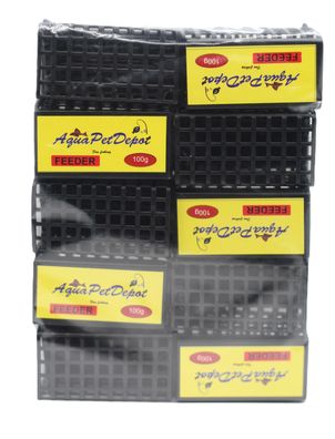 NEU!!! APD 100g x 20St. Futterkörbe mit Öse+ Wirbel L x T x B: 59 x 30 x 30mm